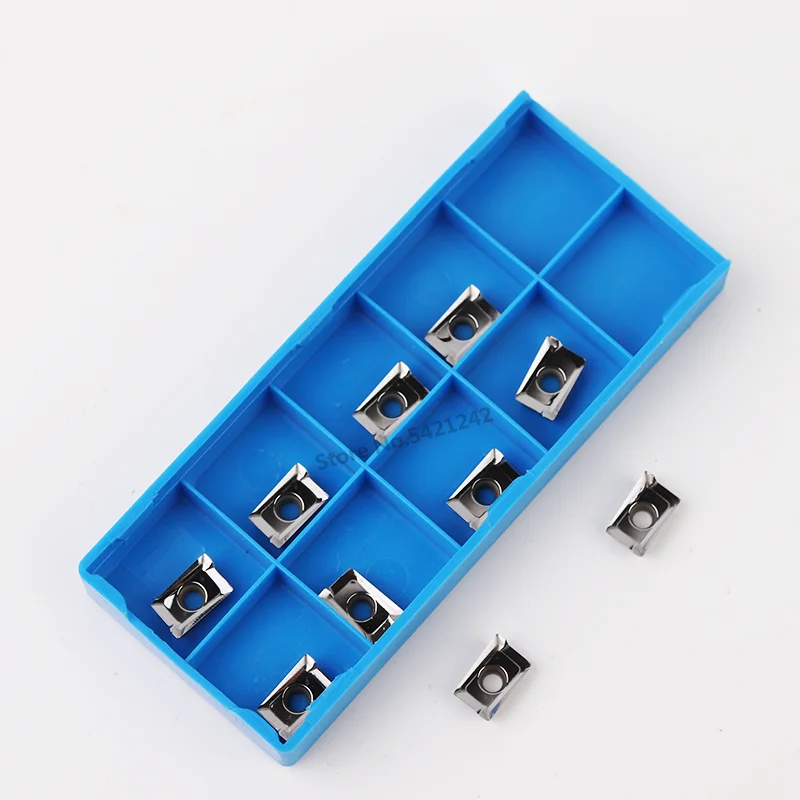10pcs APKT1003PDFR-MA H01 100% 원래 알루미늄 커터 블레이드 초경 인서트 절삭 공구 CNC 선반 공구 인서트