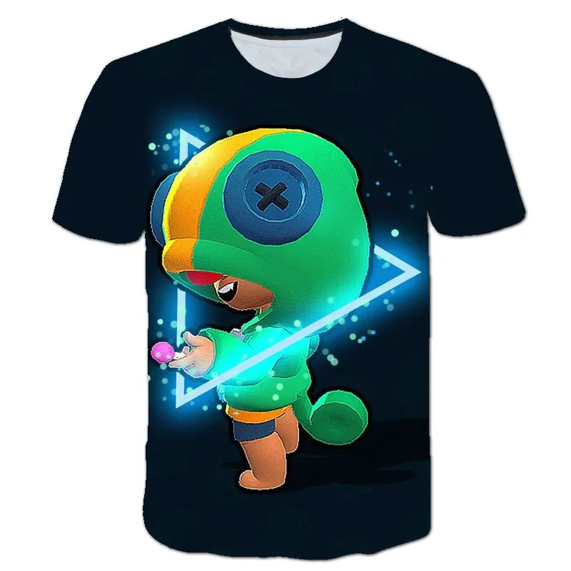 Summer Fashion 3D New -Brawl stars TShirt Kids Funny Casual Game T-shirt Children Boy Girl Clothes Cool Oversized Tops Tees