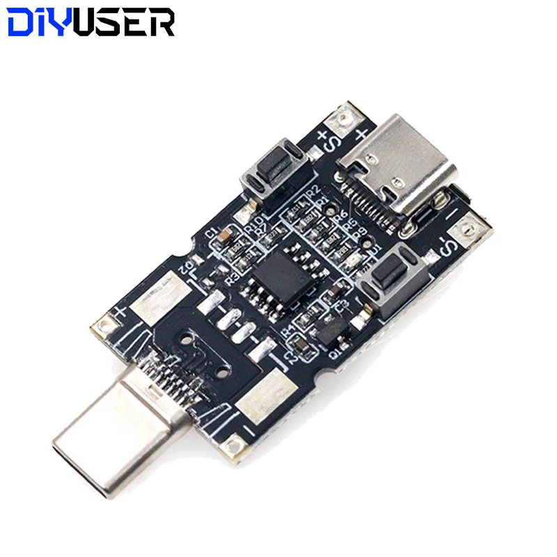 100W 5A USB Type-C PD Decoy Trigger Board 5V 9V 12V 15V 20V Output PD 2.0 3.0 Trigger Adapter Cable Connection Polling Detector