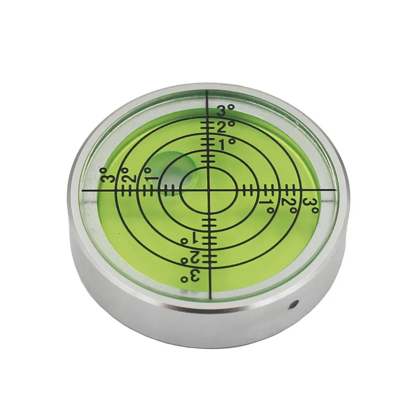 Magnetic Circular Universal Spirit Level Bubble Speaker Leveler Diameter 40x10mm Luminous Available 1PCS