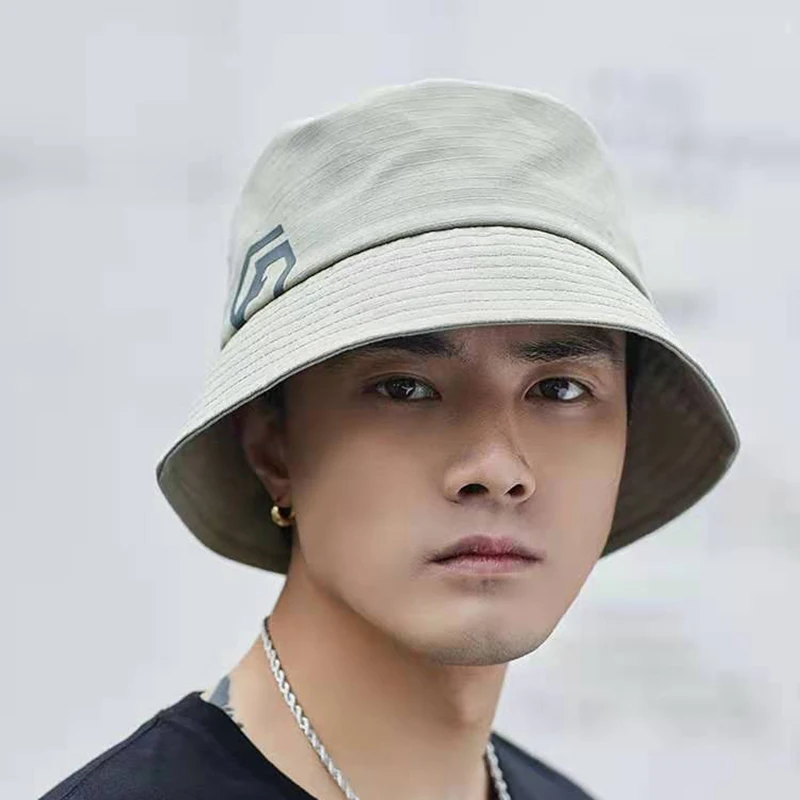 New  Men\'s Summer Panama Hat with Big Head Size Large Brim Anti-UV Youth Hip hop Sun Hat Fisherman Caps Bucket Hats