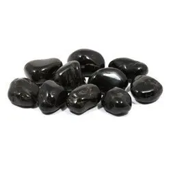 블랙 오닉스 텀블 스톤 (20-25mm) - 5 Pcs