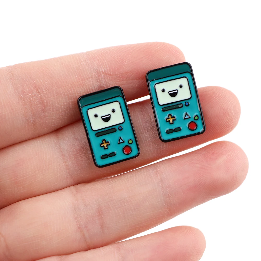 BG1592 Game Machine Trendy Cartoon Stainless Steel Earring Stud Earrings For Women Birthday Jewelry Gift