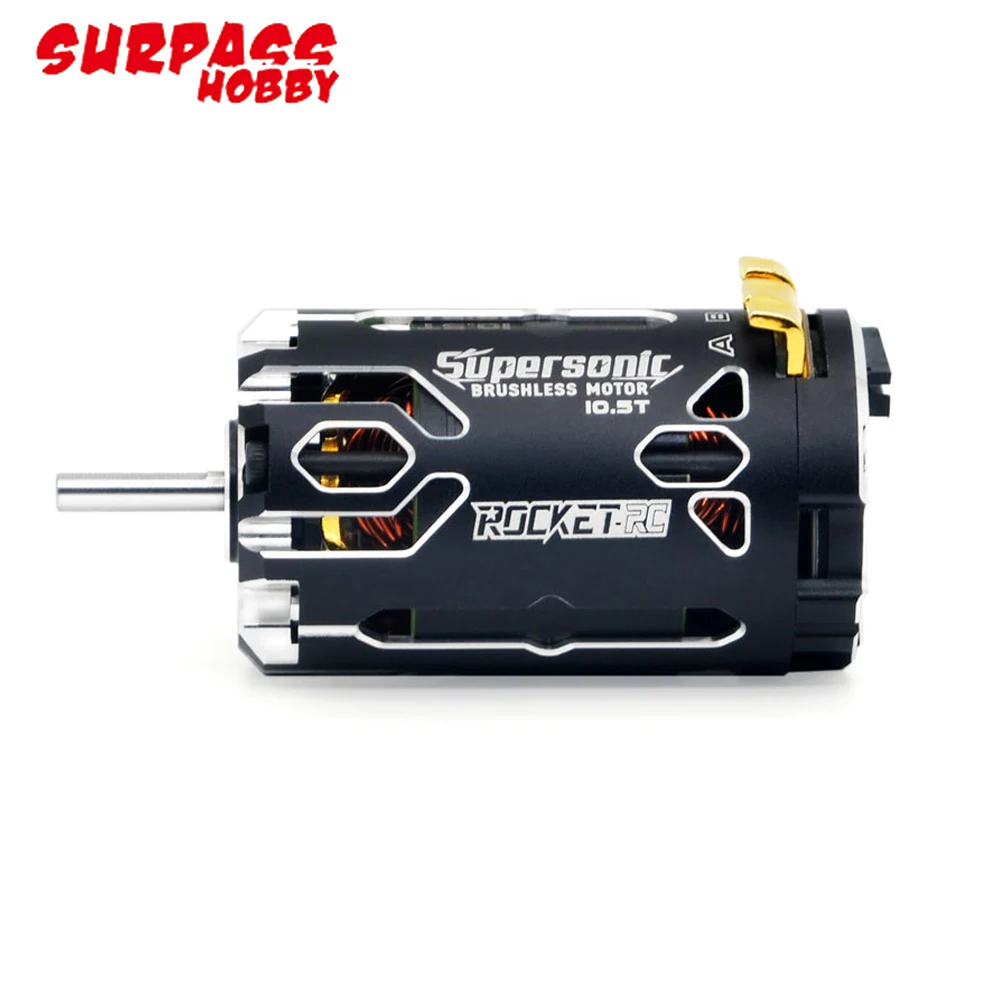 Surpass Hobby ROCKET-RC Supersonic 380 KV2500/KV3300/KV4000/KV5000 2-3S Sensored Brushless Motor For 1/12 1/14 Scale RC Car