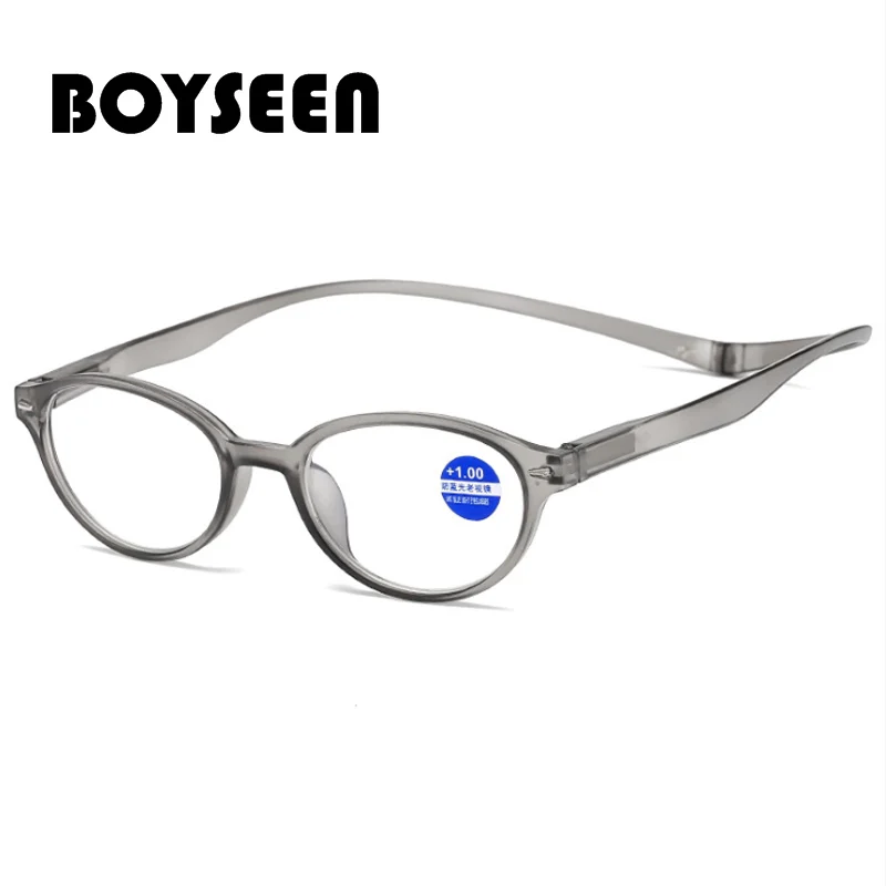 BOYSEEN multicolor anti-blue light hanging neck reading glasses fashion magnetic portable reading glasses