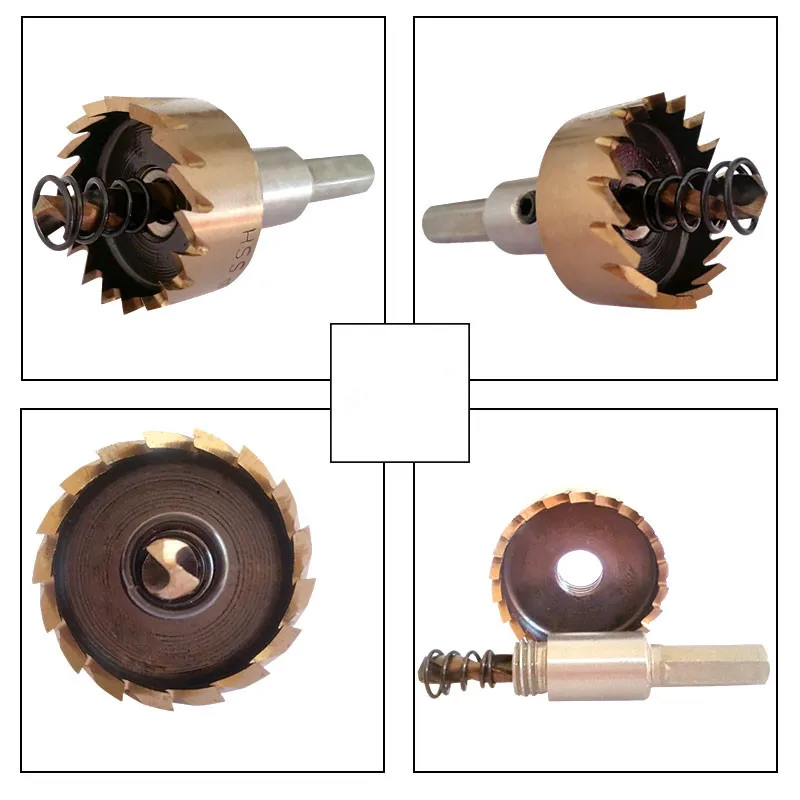 High Speed Steel Metal Hole Opener For Metal Iron Plate Opening Punchers M35 Cobalt Core Drill Bit