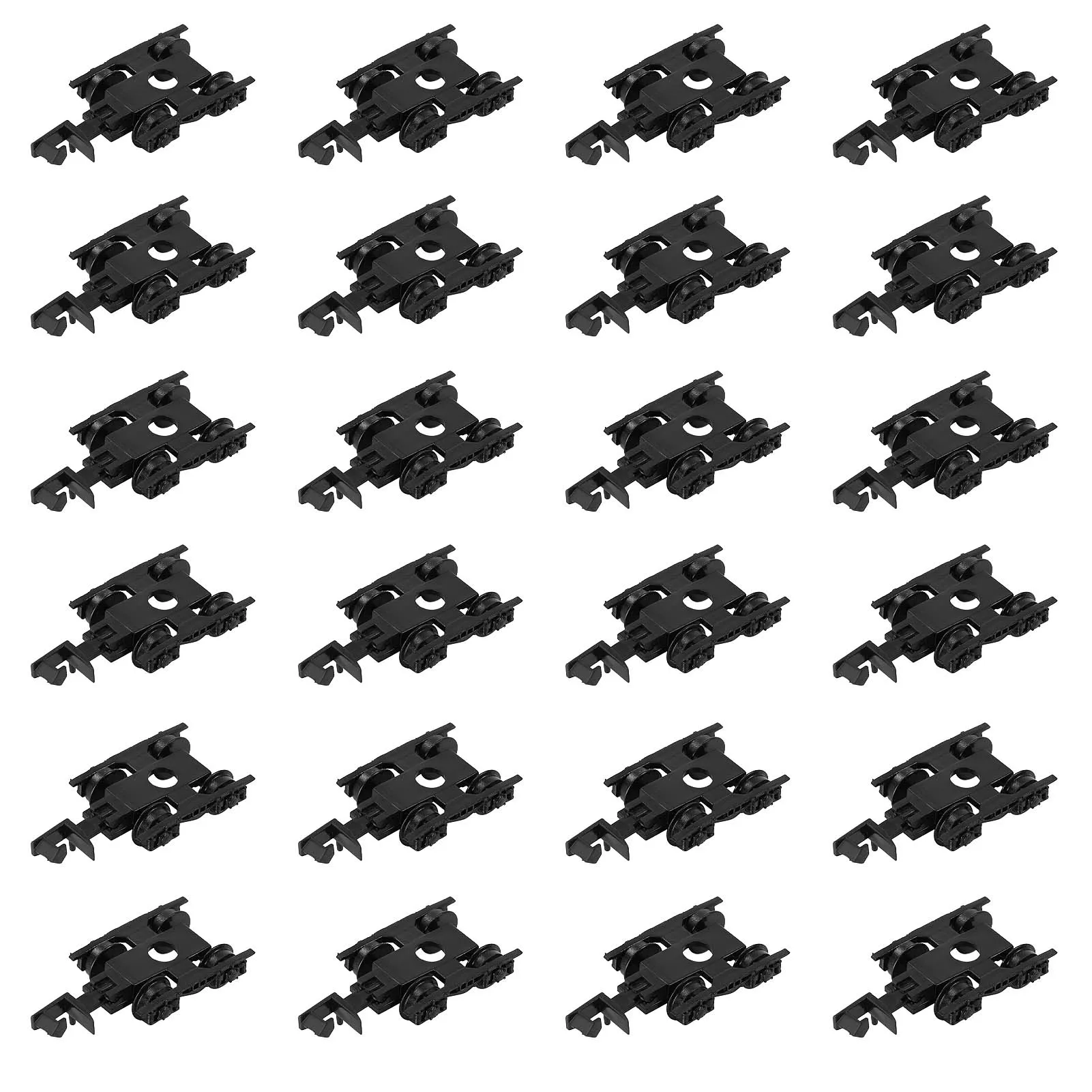 Evemodel 24pcs N Scale Bogies 1:160 Plastic 36\