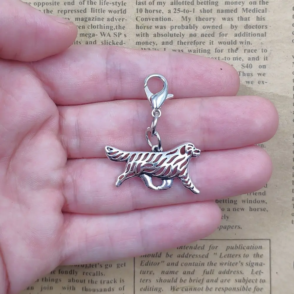 Greyhound Pug Brussels Griffon Dogo Argentina Newfoundland Briard Dog Animal Keychain Key Ring Pet Retro Silver Plated Gift