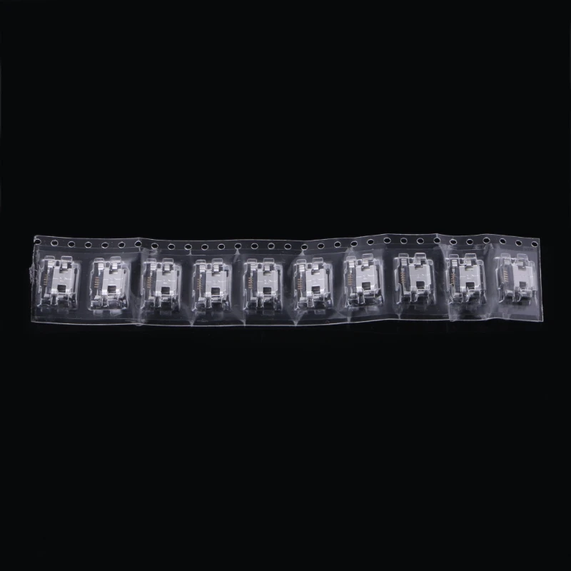 10 Pcs Micro USB Type B 5 Pin Female SMD 4 Pin Legs DIP Socket Connector Drop Ship Support