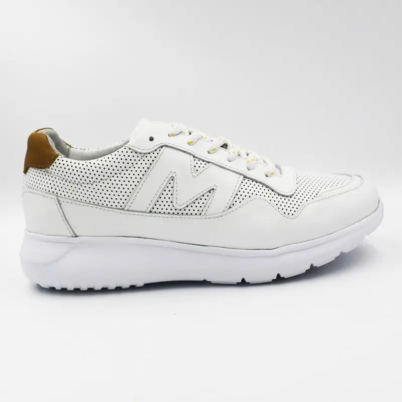 Tênis marcomen couro genuíno 13123