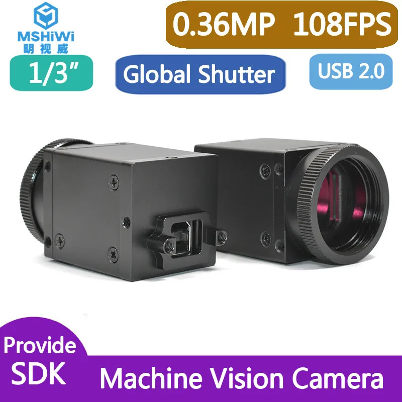 0.36MP Color CMOS Camera with USB 2.0 interface Machine Vision Industrial Cameras for Image Processing Scanning Recognition