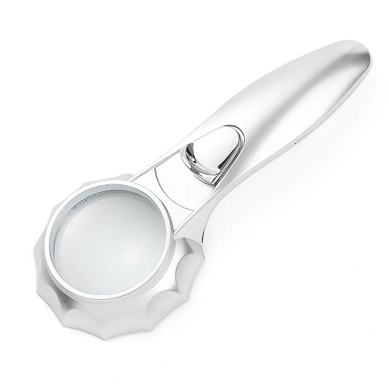 

4X Handheld Magnifying Glass with Led Lightreading and Appreciation High-Definition Portable Magnifying Glass