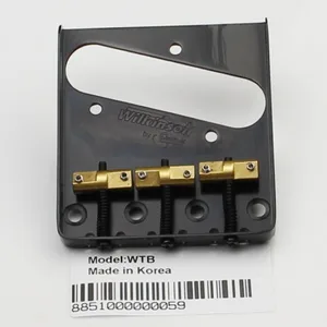 WTB Silver Chrome Wilsons for Electric Guitar, Vintage Black Vintage Guitar Bridge with TL Guitar Bridge 8 Main Sales Bridge Guitar Wilkinson - №6