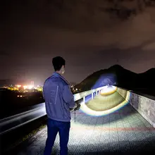 800W LED Tactical Flashlight Long Shot Lantern for Camping #2