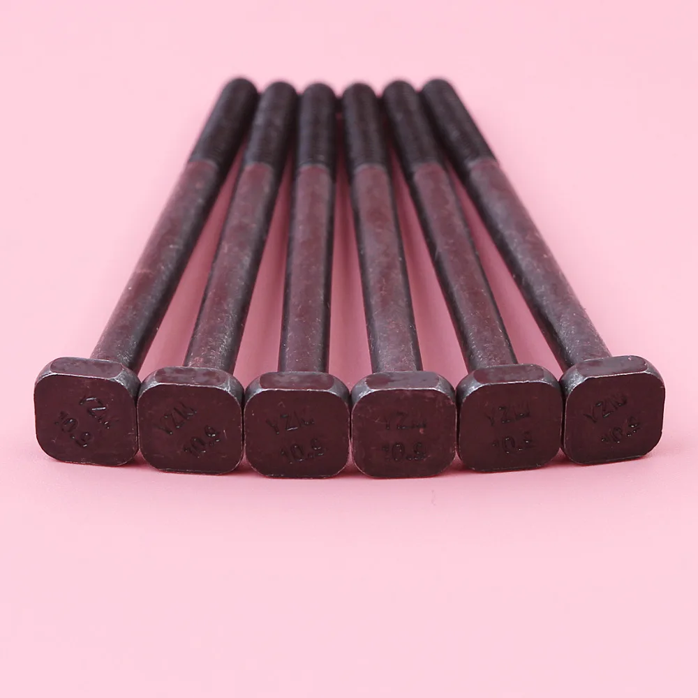 6pcs/lot Exhaust Muffler Bolts For Stihl MS180 018 MS170 017 MS 180 170 Chainsaw Garden Tool Part  бензопила