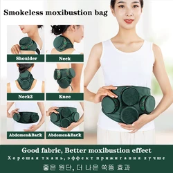 Skin-friendly Cotton Smokeless Moxibustion Bag Moxa Burner Copper Box Warm Acupuncture Heating Therapy Body Acupoint Massage