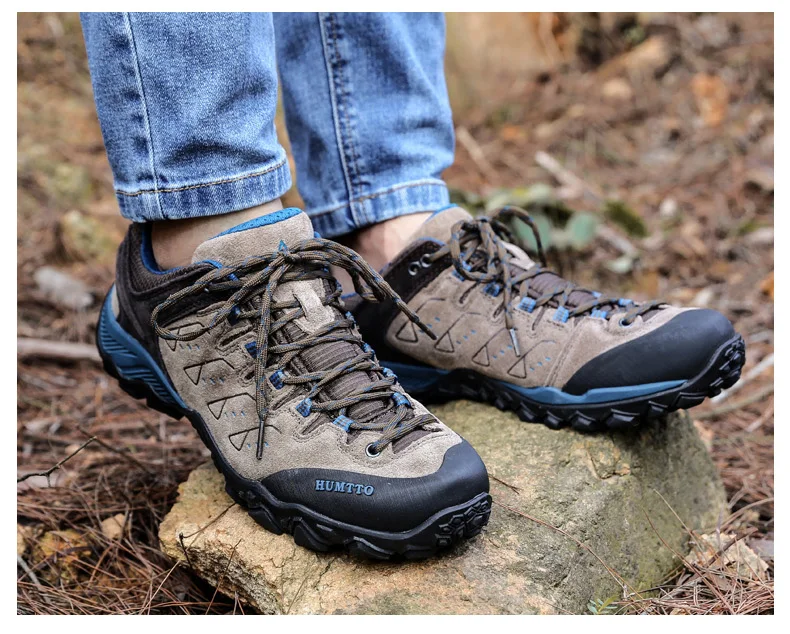 Humtto Rutschfeste Outdoor-Wanderschuhe für Herren, atmungsaktive Kletterschuhe für Damen, Sport-Sneaker, Trekking- und Jagdstiefel, Tourismus- und taktische Schuhe – Detail 22
