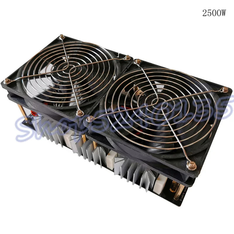 2500W 50A ZVS high frequency Induction Heater Induction Heating PCB Board Heating Machine Melted Metal + Coil+pump