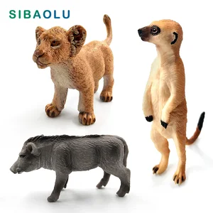 Oster Kaninchenstatuette für Wohnkultur, Wolf, Hirsche, Löwe, Fuchs, Meerkat, Eichhörnchen, Miniaturfee -Gartendekoration, moderne Accessoires, heiß 10 Hauptverkaufsstatue Wolf - №7