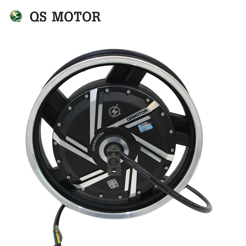 Qs motor de alta qualidade 16 polegada 8kw 273 50h v3 brushless dc scooter elétrico motor do cubo da motocicleta