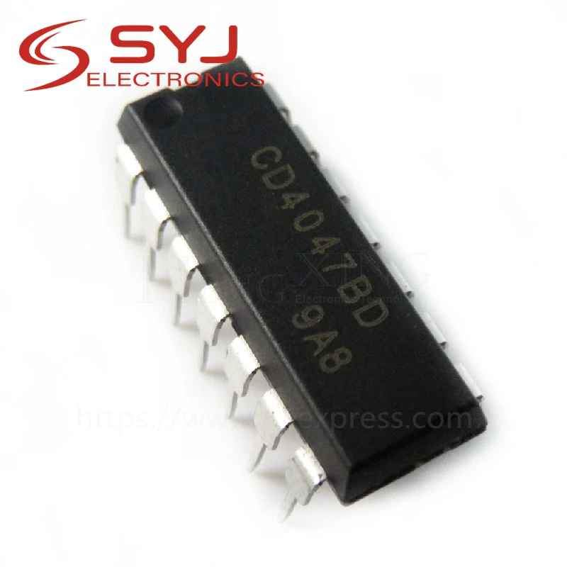 10pcs/lot CD4047BE CD4047 4047BE DIP-14 In Stock