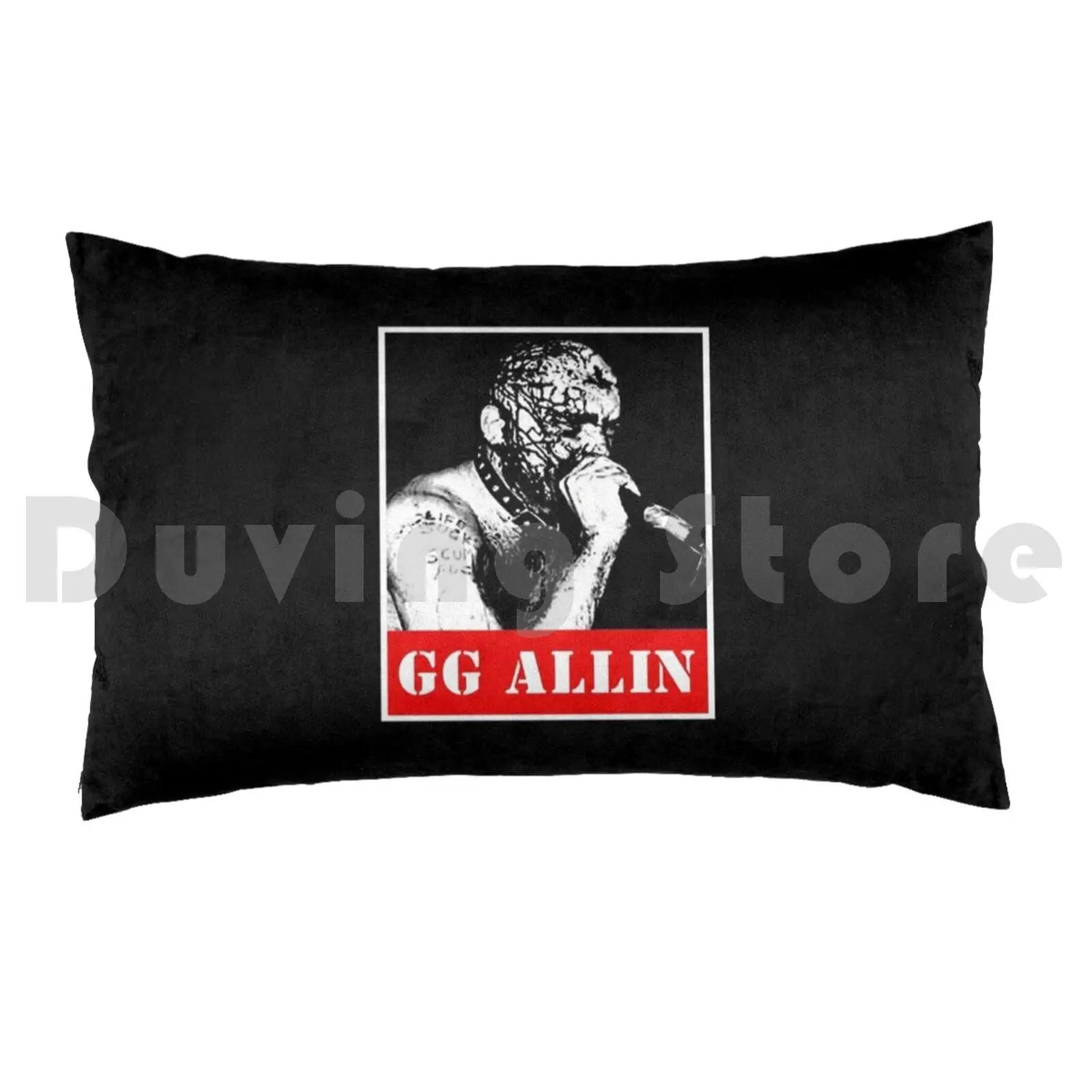 Gg AllinPillow case Gg Allin Hated In The Nation Usa Punk Punk Music Gg Die Gg Scum Skinhead