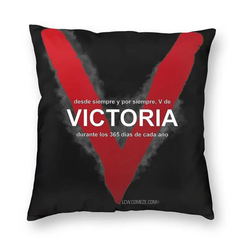 V For Vendetta Pillowcover Decoration Movie Cosplay Hacker Cushion Cover Throw Pillow for Sofa Double-sided Printing