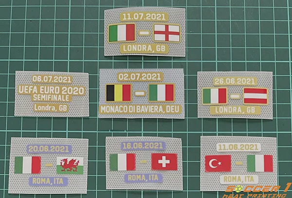 2020 EURO ITALY all games match details patch final match day detail patch