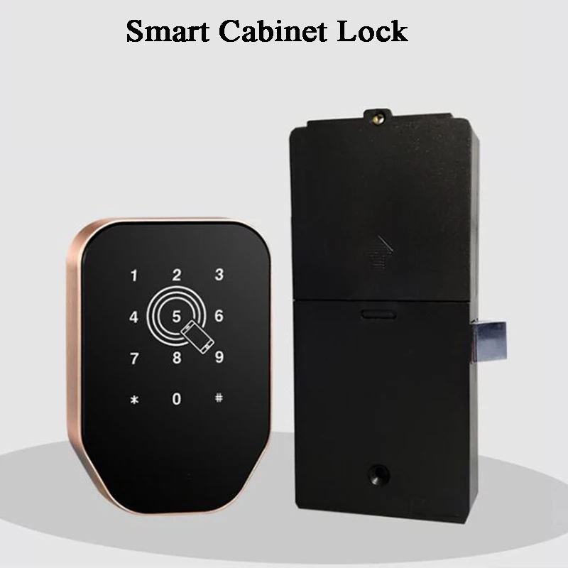 スマートキャビネットロックロッカーレス引き出しロックttlock電話リモコンのbluetooth rfid電気錠