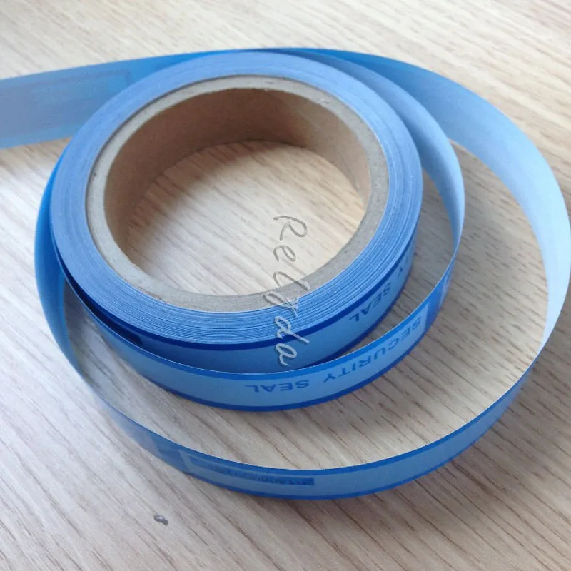 1pcs Free shipping custom tamper evident tapes adhesive security seals anti-counterfeit labels VOID OPEN blue stickers 25mm*30m