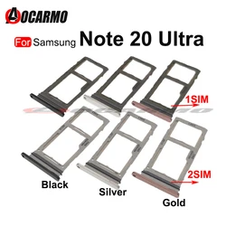 Sim Tray Slot Holder For Samsung Galaxy Note 20 Ultra 20U SIM Card Adapter Replacement parts