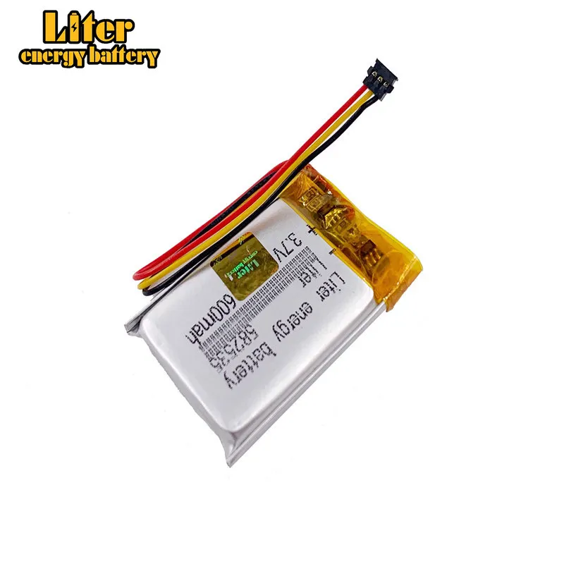 MODEL 582535 SP5 3.7V 600mAh akumulator bateria do hp rejestrator jazdy papago f320 f300 QStar A5 DVR 602535