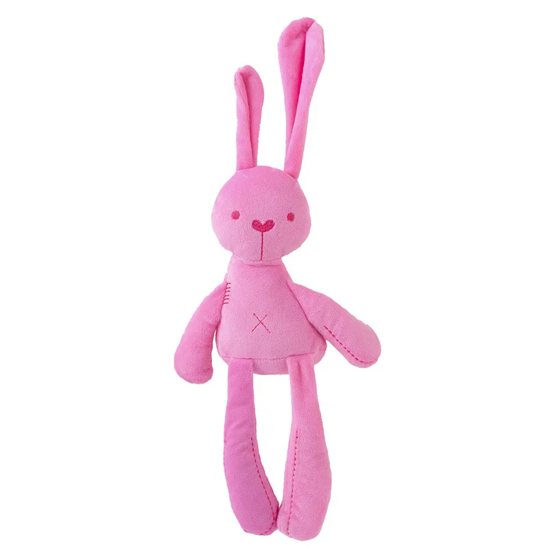 42CM Cute Cartoon długie uszy lalka-królik dziecięce miękkie pluszowe zabawki dla dzieci Bunny Sleeping Mate wypchane pluszowe zabawka w kształcie