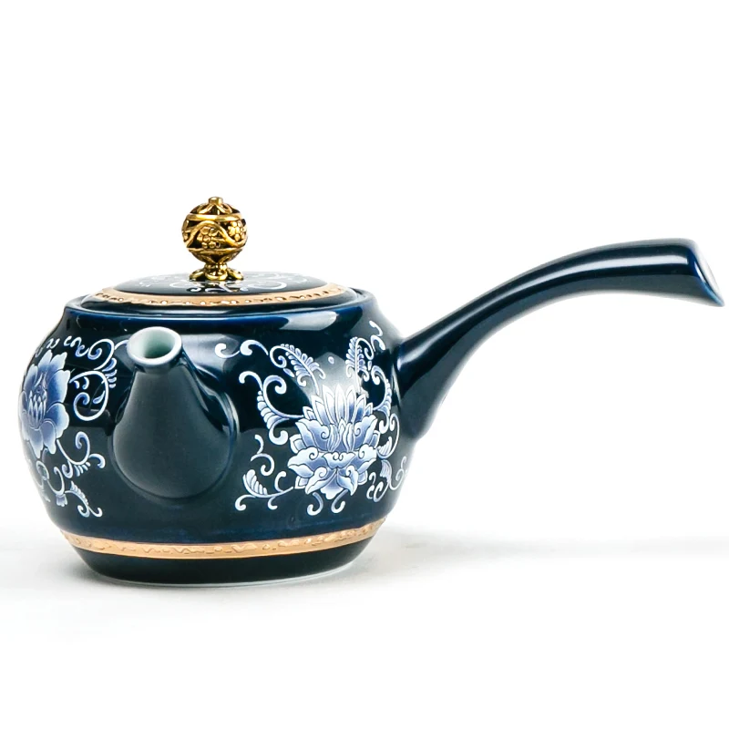 Cute Teapot Ceramic Charm Chinese with Infuser for Loose Tea Kung Fu Container Teapot Zaparzacze Do Herbaty Teaware BD50TT