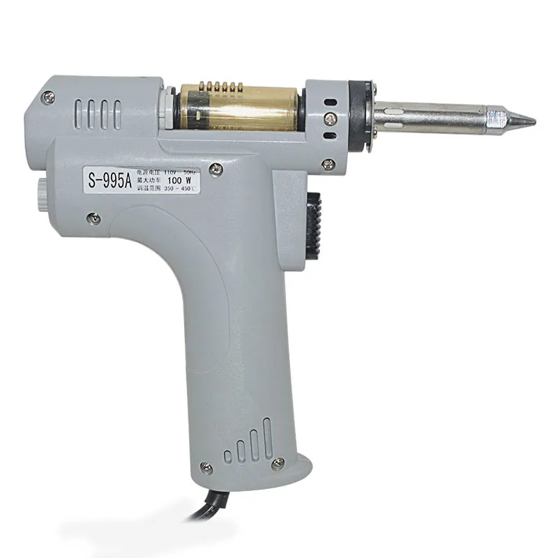 1PC Handheld Electric Absorb Gun S-995A Electric Desoldering Hot Air Gun Desoldering Pump Soldering Iron Machine 110/220V