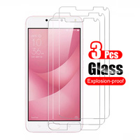 3Pcs Tempered Glass For Asus Zenfone 4 Max ZC554KL Zenfone4 Max Pro Plus Screen Protector Toughened Protective Film Clear 9H