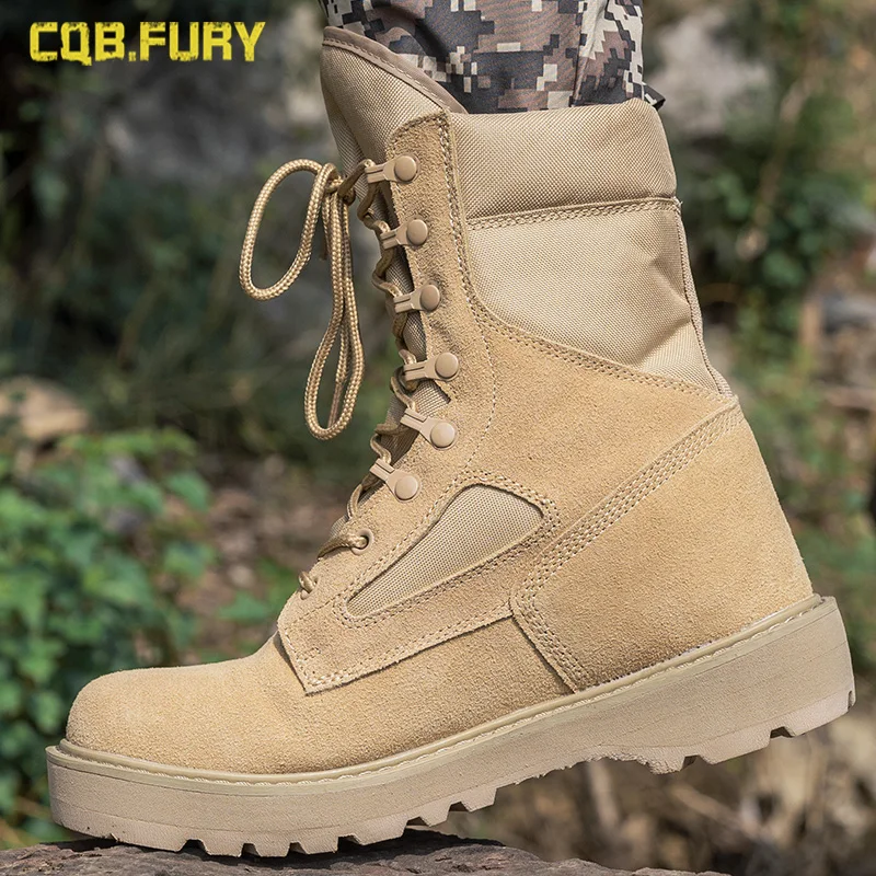 2023 Spring high help special forces combat men's army fan tactical mountaineering land outdoor boots