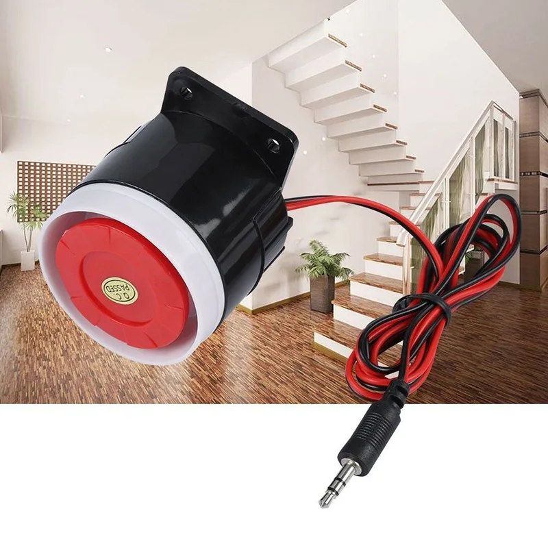 Mini Wired Car Horn Speaker Siren Home Security Sound Alarm System 110dB DC 12V