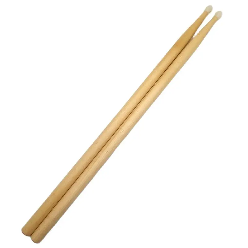 7A Nylon Tip Maple Wood Drum Stick Matte Finish Drumstick Wood Sticks 6 Pairs