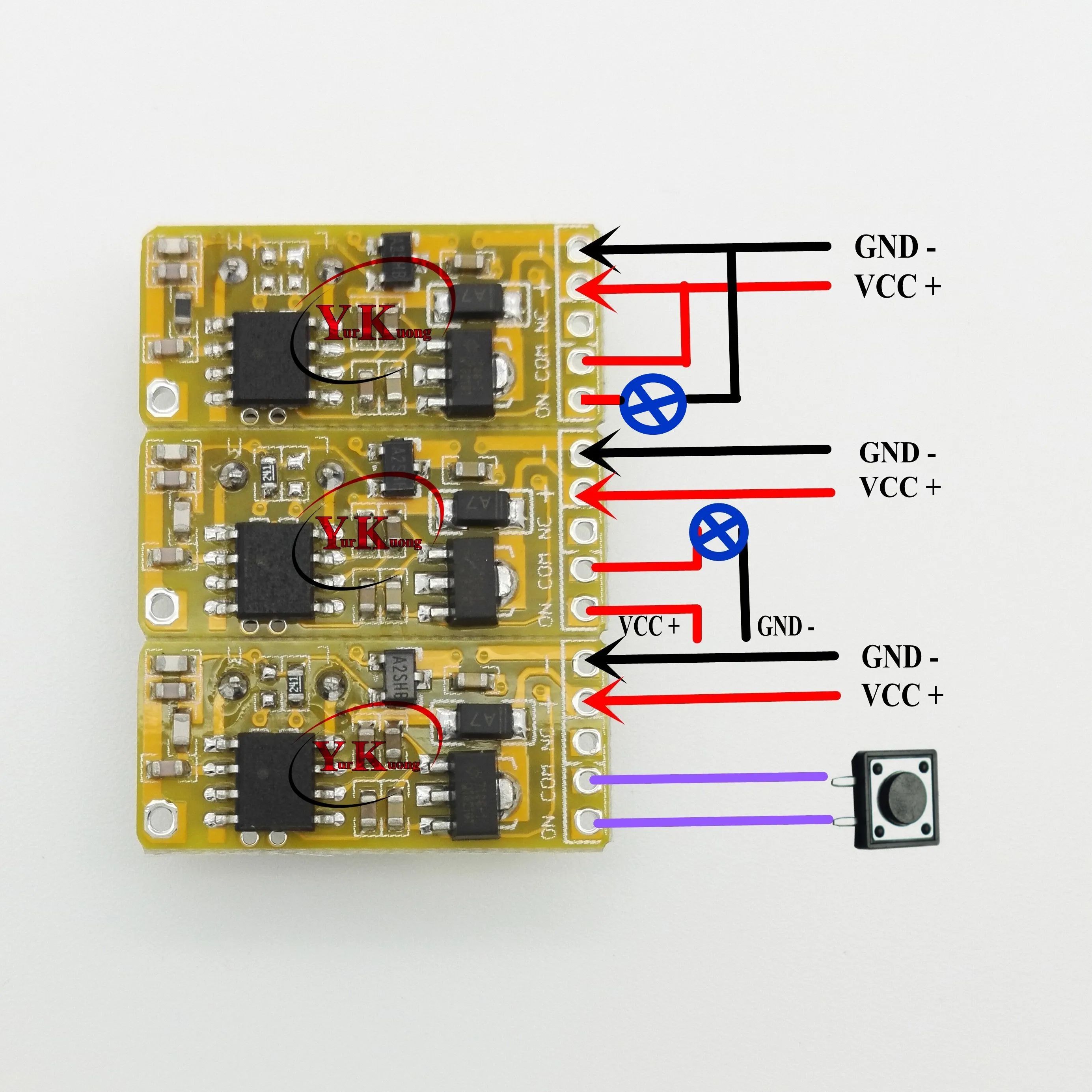 3.7V Tiny RF Remote Switch 433 315 4.2V 4.5V 5V 6V 7.4V 9V 12V Small Relay Contact Wireless Switches NO COM NC Mini RX TX 315 43