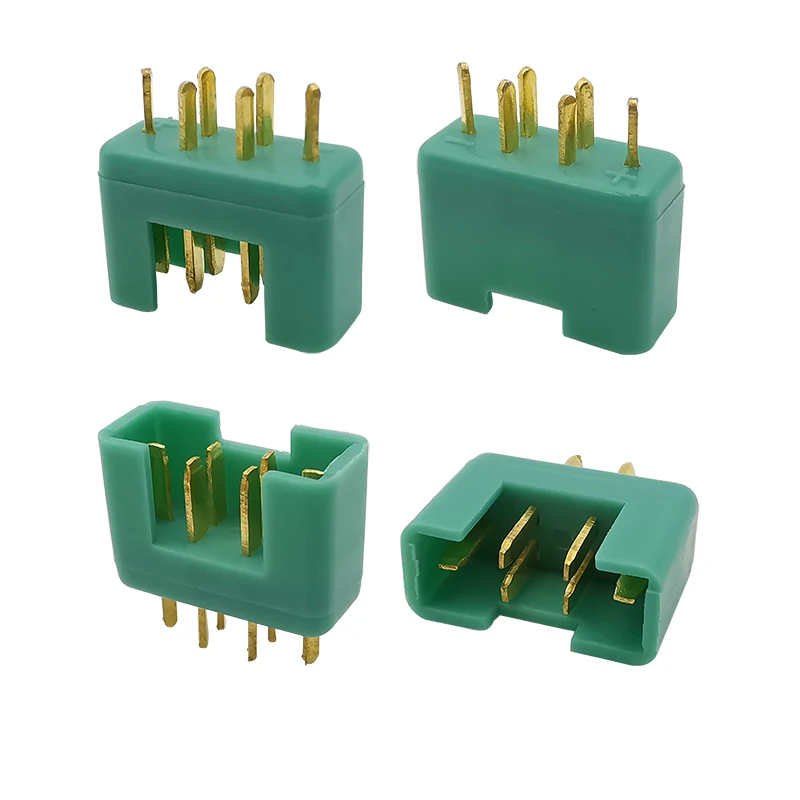 5Pairs MPX Multiplex Connectors 6 Pin MPX Plug Male and Female Socket Connector for RC Lipo Battery ESC Motor DIY Tools Parts