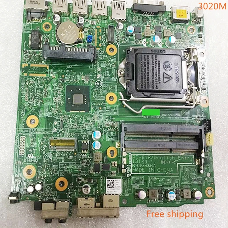 

For DELL Optiplex 3020M Motherboard CN-0VRWRC VRWRC 0VRWRCPIH81R/Dogfish_Entry 13124-1 Mainboard 100%Tested Fully Work