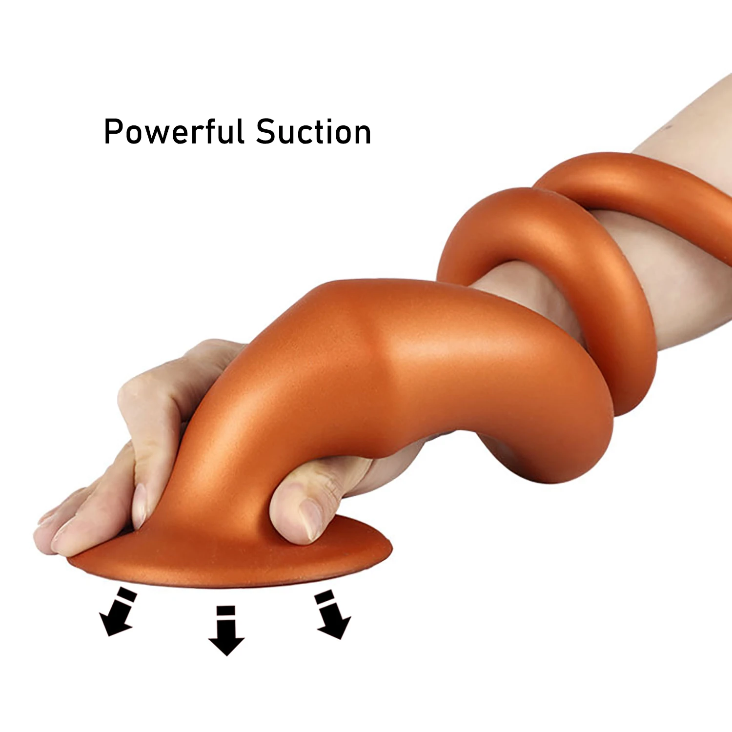 Liquid Silicone Super Long Anal Plug Dildos Stimulate Anus and Vagina Soft Anal Dilator Anal Sex Toy Butt Plug for Women and Men