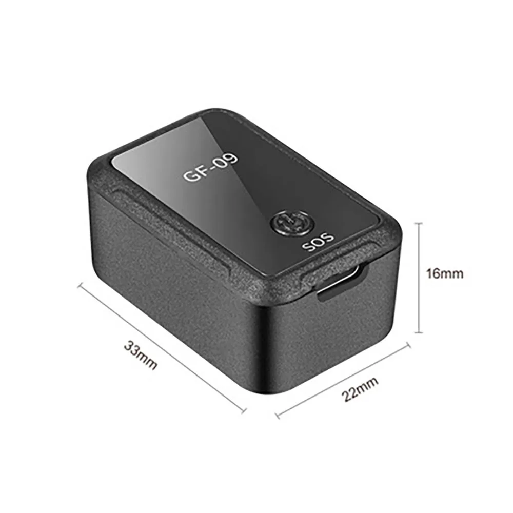 Gf09 mini gps tracker dispositivo anti-roubo gprs localizador de gravação de voz gps rastreador app baixar anti-perdido para idosos e crianças