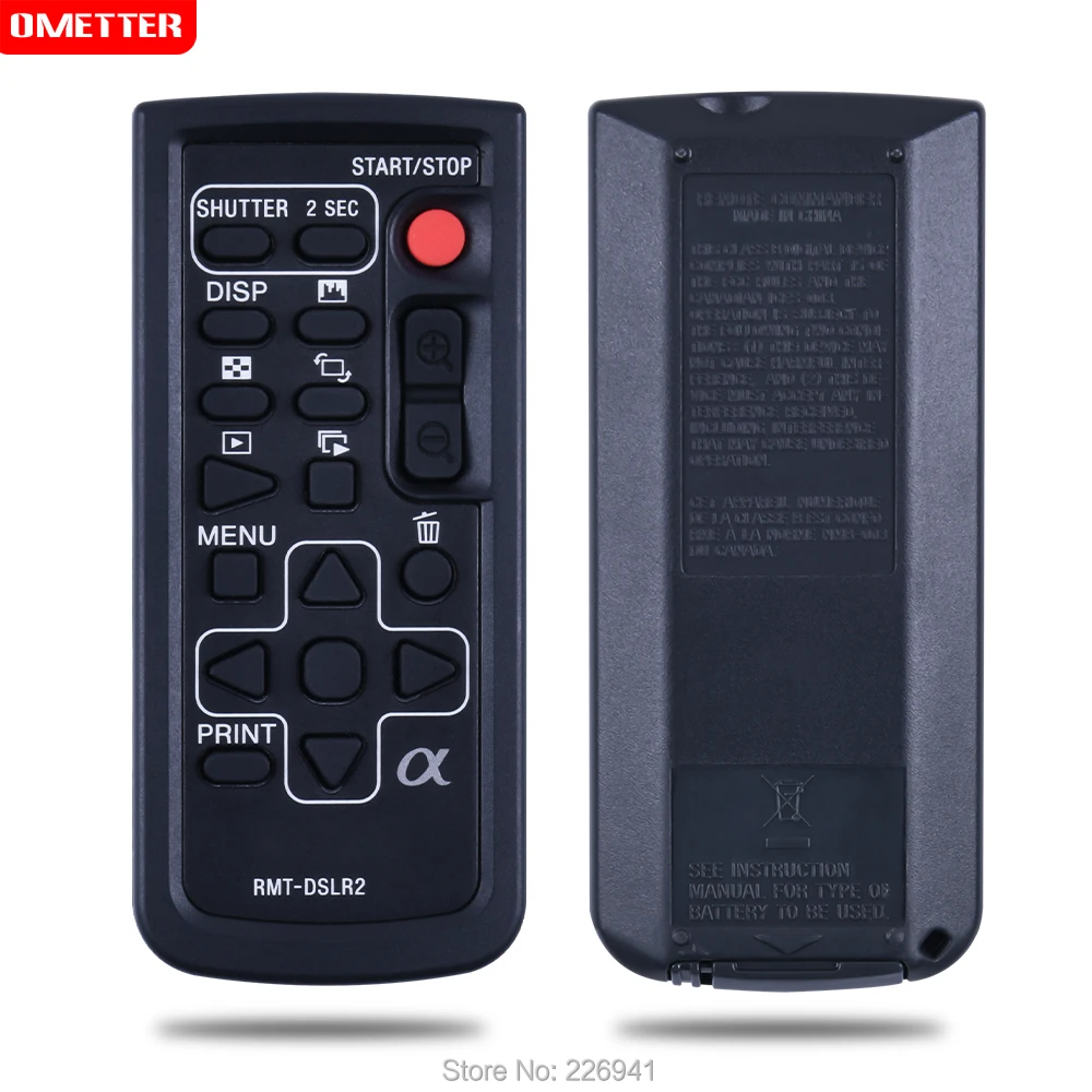 

Suitable for Sony camera wireless remote control RMT-DSLR2 RMT-DSLR1 A230 A290 A330