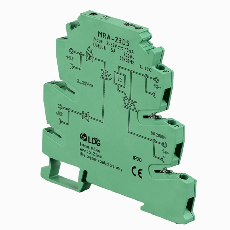 

5pcs/lot MRA-23D5 PLC relay amplifier board contactless solid state relay module module combination