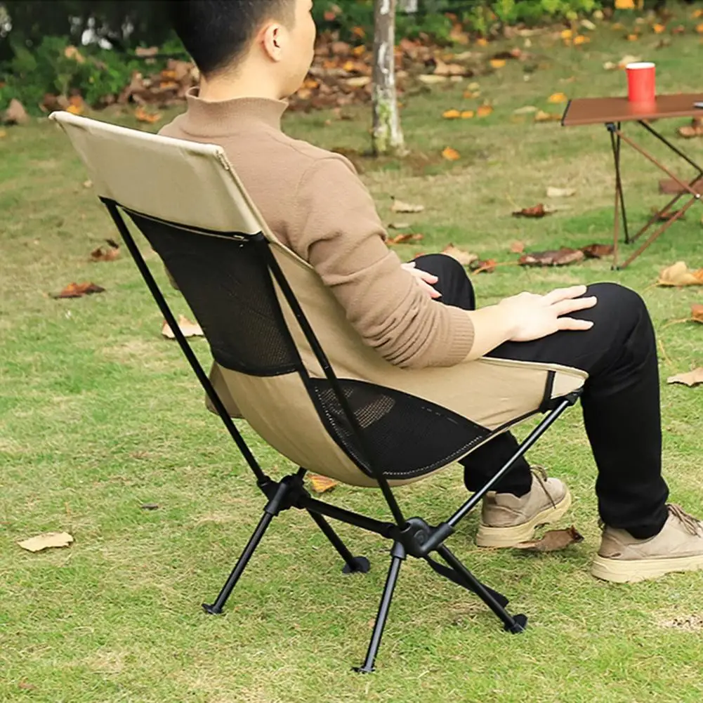 Camping Chair Ultralight Folding Camping Chair Heavy Duty 150kg Capacity Compact Portable Outdoor Chair With Bag For Hiking