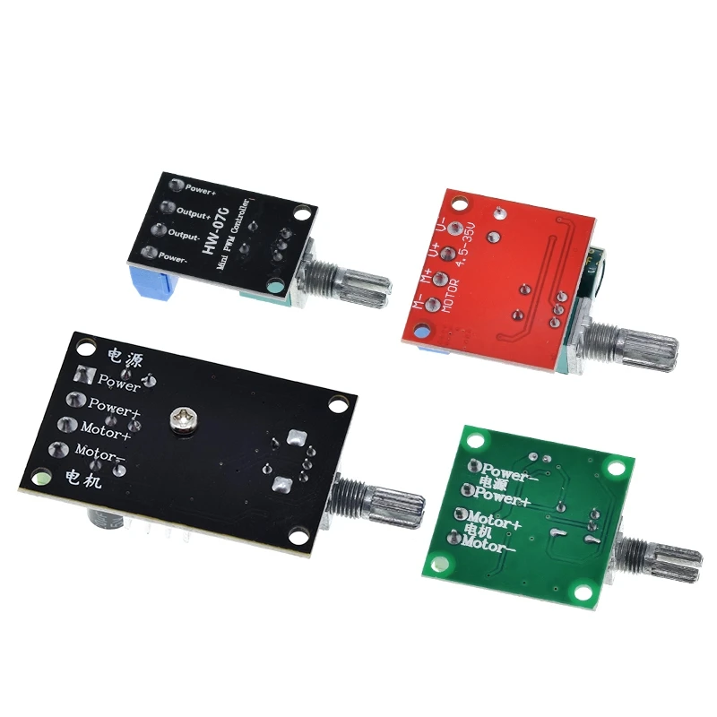 DC 1,8 V-35 V 2A 3A 5A 10A 30W 80W 90W PWM Motor Drehzahlregler Niederspannung Motor Drehzahlregler PWM Einstellbares Antriebsmodul – Detail 9