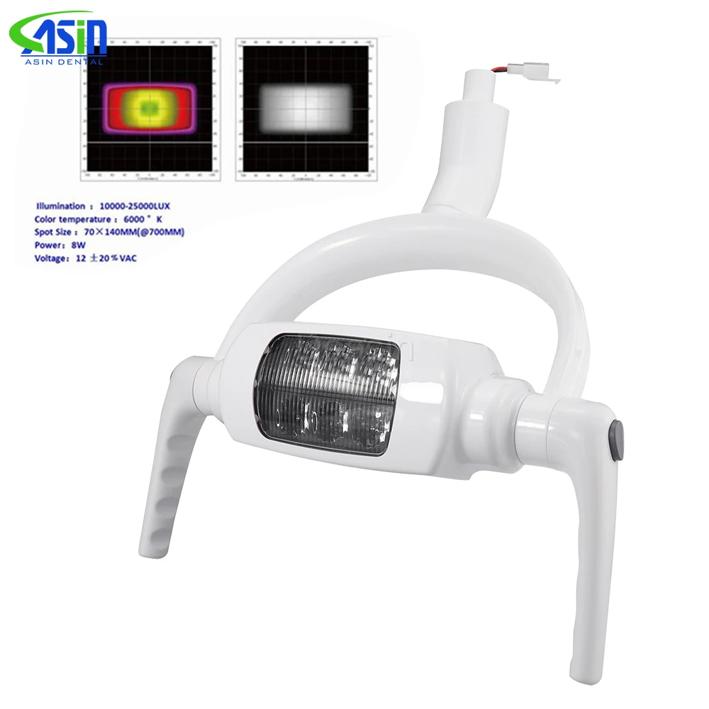 6LED Dental Oral Operation Lamp Induction Sensor Light LED for Dental Unit Chair Equipment Teeth Whitening