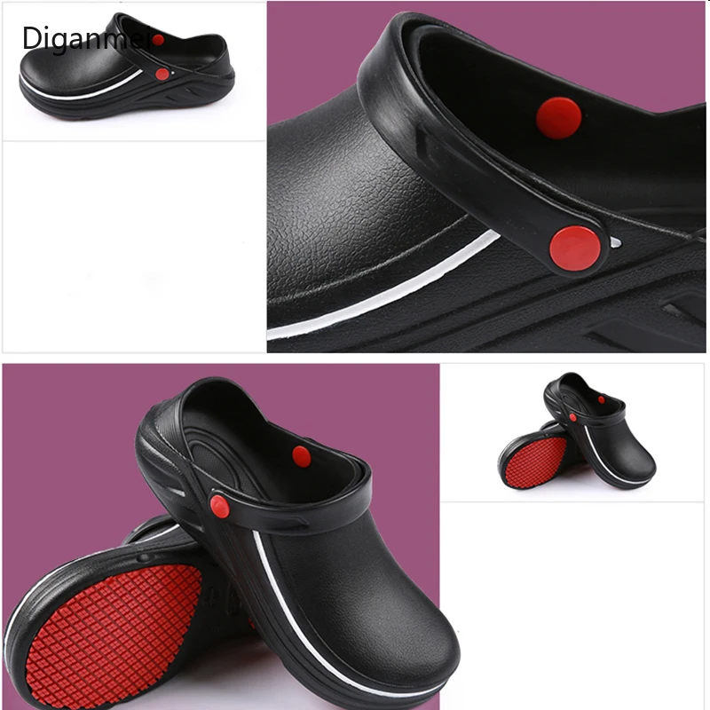 Gli uomini Non-slip Chef Professionista Scarpe Da Lavoro in Piano Scarpa Unisex Traspirante Non-Slittamento e Usura-Resistente Cucina cuoco di Lavoro Scarpe